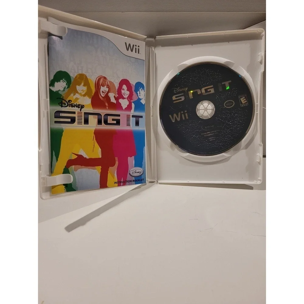 Nintendo Wii Disney Sing It & High School Musical & Nunchuk & Memory Card 16 MB